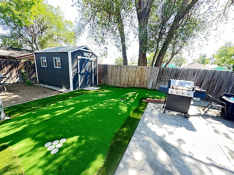 Spend the afternoon lounging in my backyard, enjoy the shade from the trees and the smell of freshly cut grass. What a perfect day!