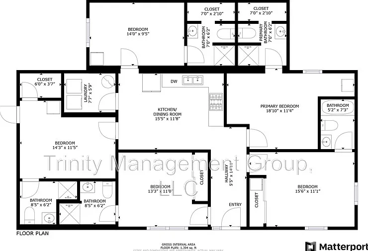 1 bed, 1.0 bath, 215 sqft, $1,036 — Photo 2