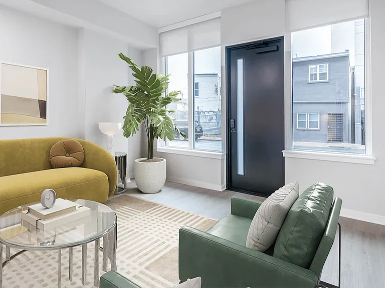 Living Room with Hard Surface Flooring