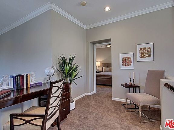 Upstairs Landing Area with Built-in Desk