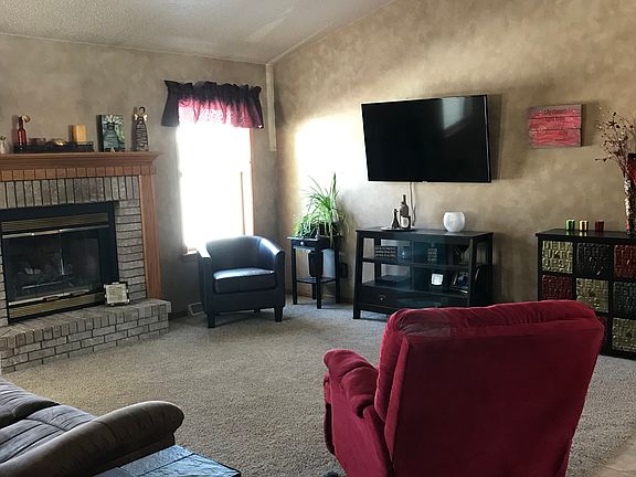 View from kitchen opening
