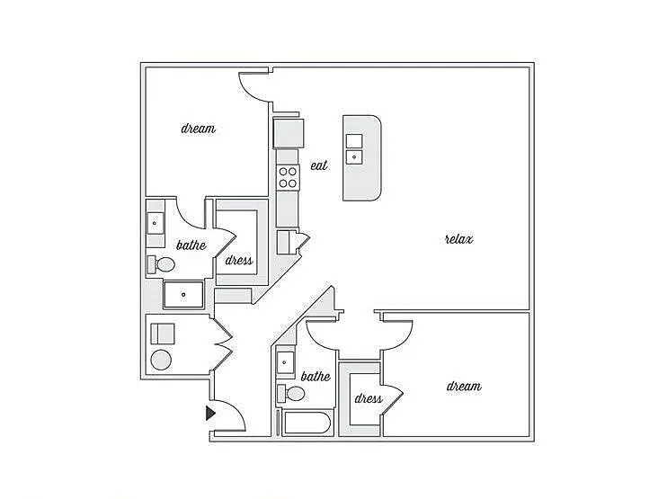 Floor plan B3