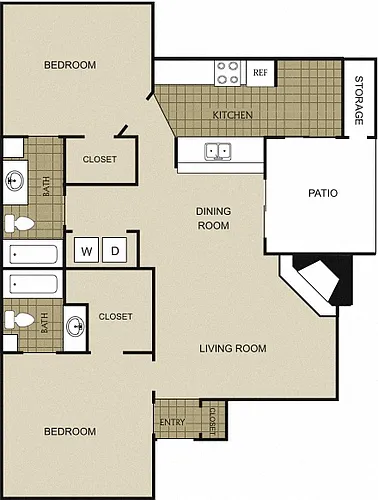 Floor plan 2B