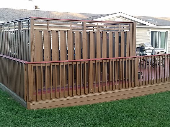 Freshly Stained Deck
