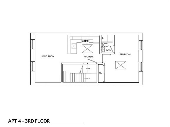 2nd image of 203 W 22nd St #4A
