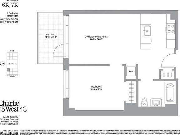 2nd image of 505 W 43rd St #7KK