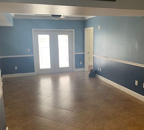 view of the living room from the entrance