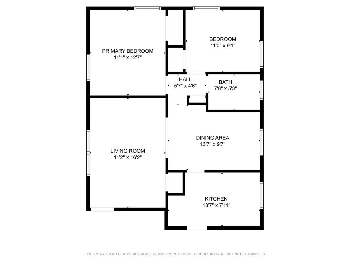 Floor plan 2 Beds