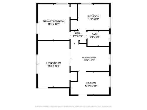 Floor plan 2 Beds