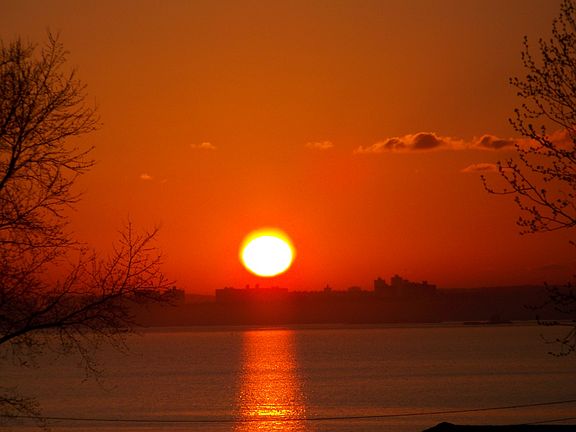 Sunset View from deck of house