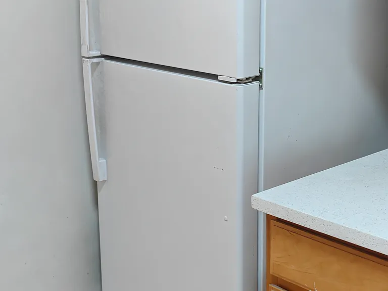 Kitchen with a Refrigirator