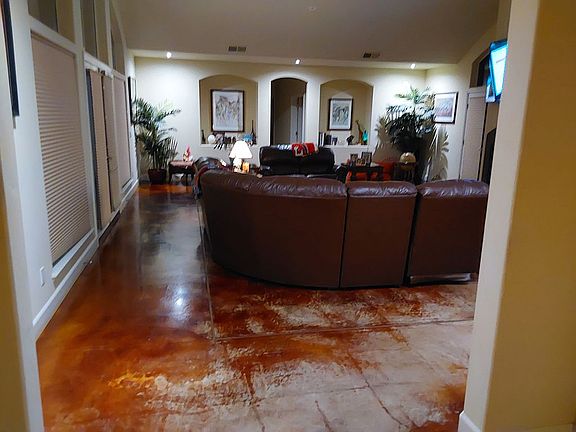 View to living room 