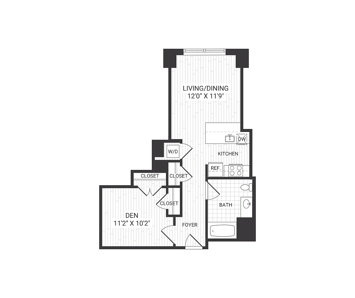 Floor plan S1 den