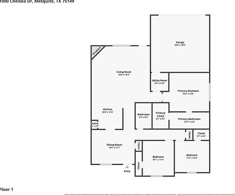 3 bed, 2.0 bath, 1454 sqft, $2,025 — Photo 2