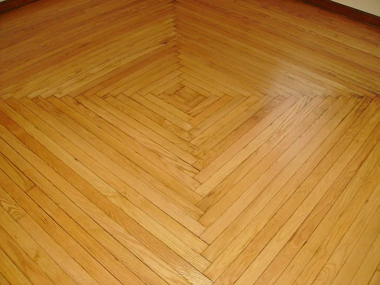 dining room parquet floor