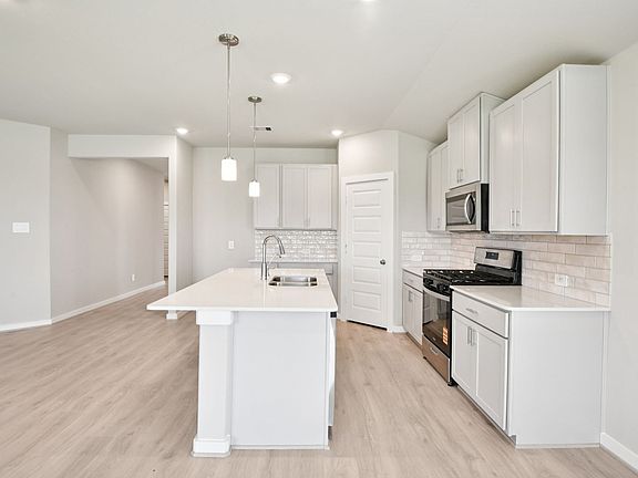 The Preston floorplan in Kingdom Heights of Rosenberg, TX.