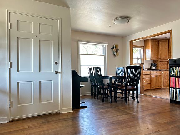 The dining area.