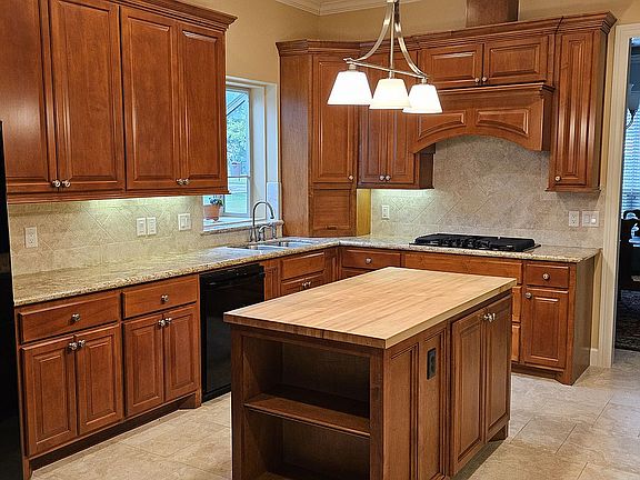 Butcher block island