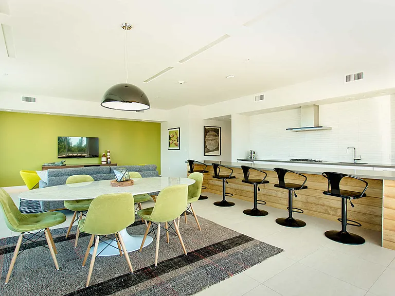 Rooftop clubhouse