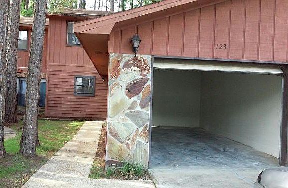 Inside garage