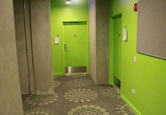 View from the hallway
