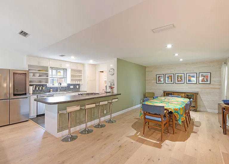Kitchen dining open plan