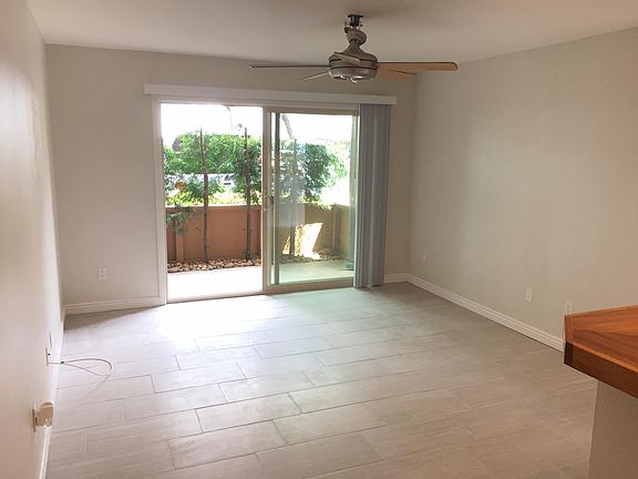 Living room and patio