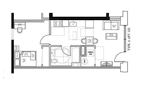 Floor plan 105