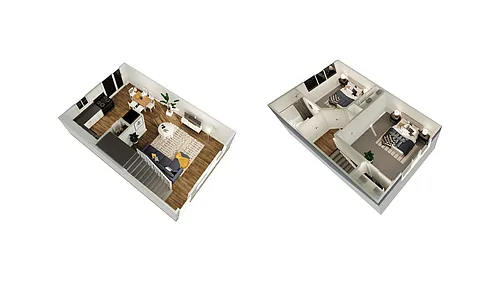 Floor plan 2x1t