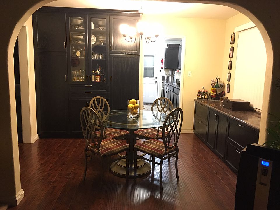 Newly installed cabinets.