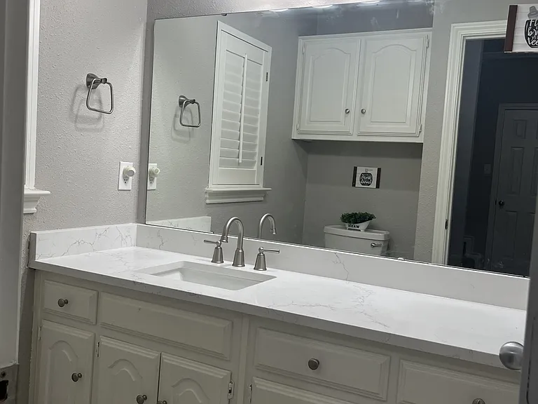 Downstairs Half Bathroom - shared space
