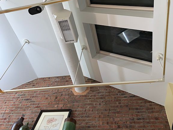 Skylights, cathedral ceiling