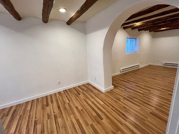 front entry into living room
