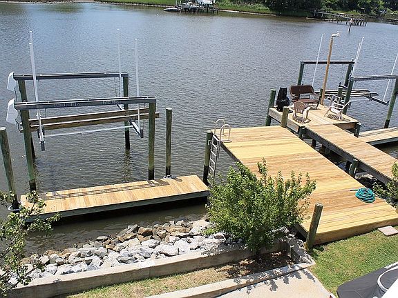 Boat Lift and Dock