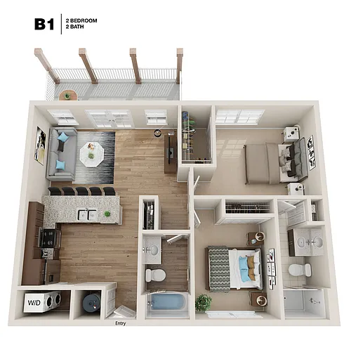 Floor plan B1