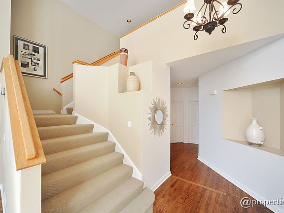 Foyer and front staircase