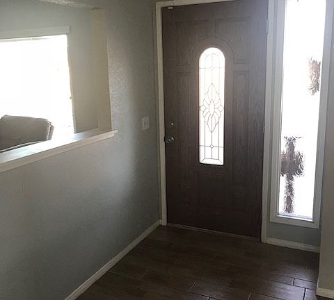 Front of door from inside