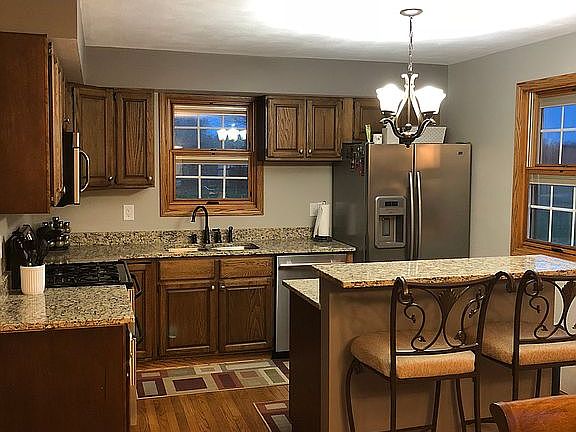 Updated kitchen with granite