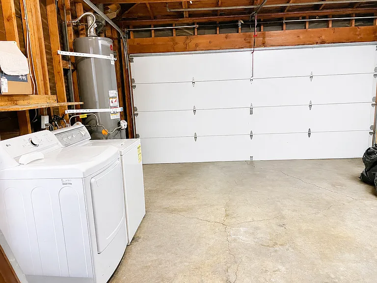 Washer Dryer in the Garage
