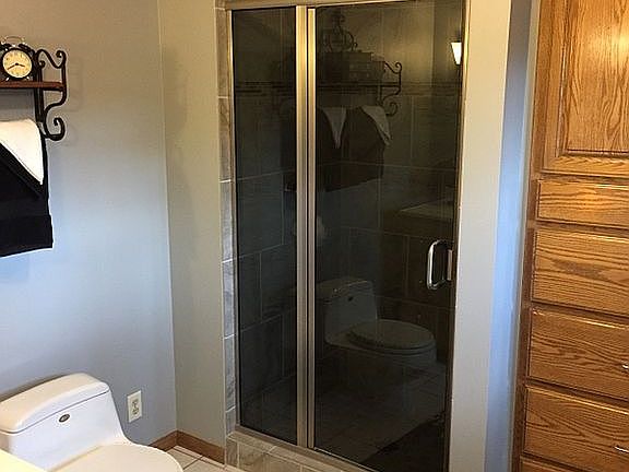 Large walk in shower