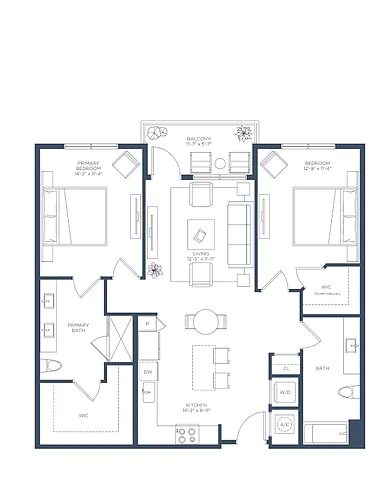 Floor plan B1