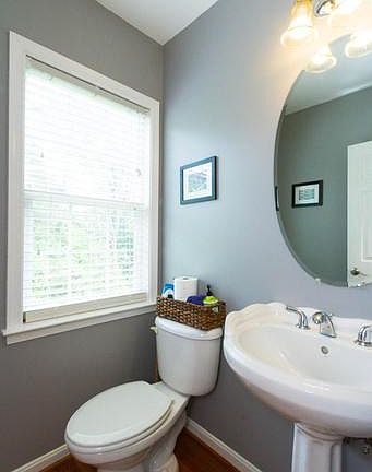 Main floor powder room