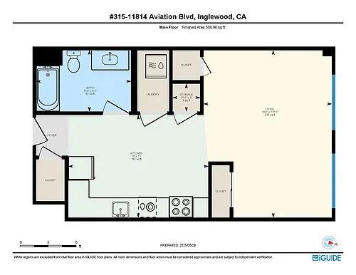 Floor plan Studio 1 BATH