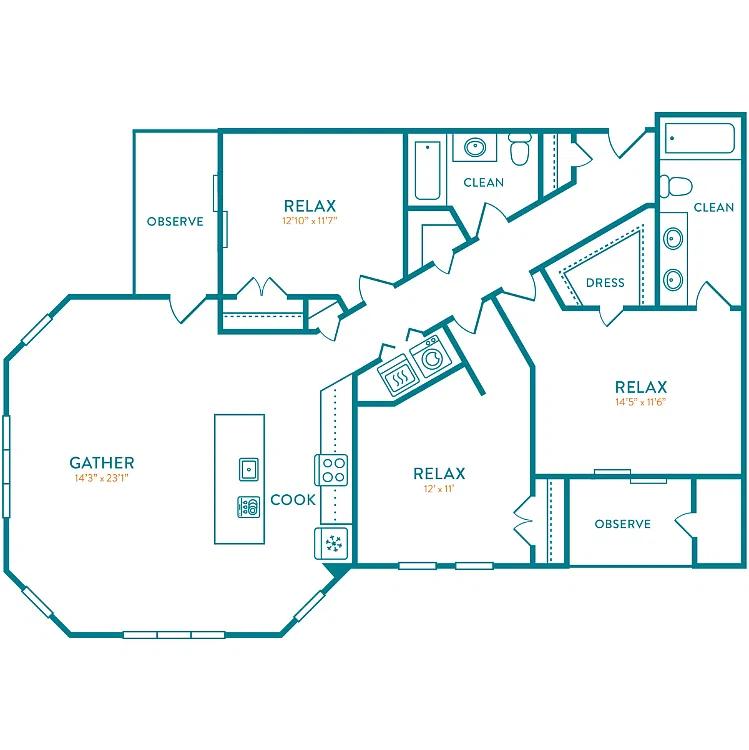 Floor plan Stamford