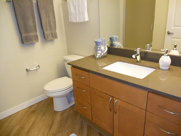 Matching Upgrades in Bathroom