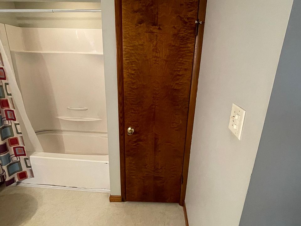 bathroom shower and closet
