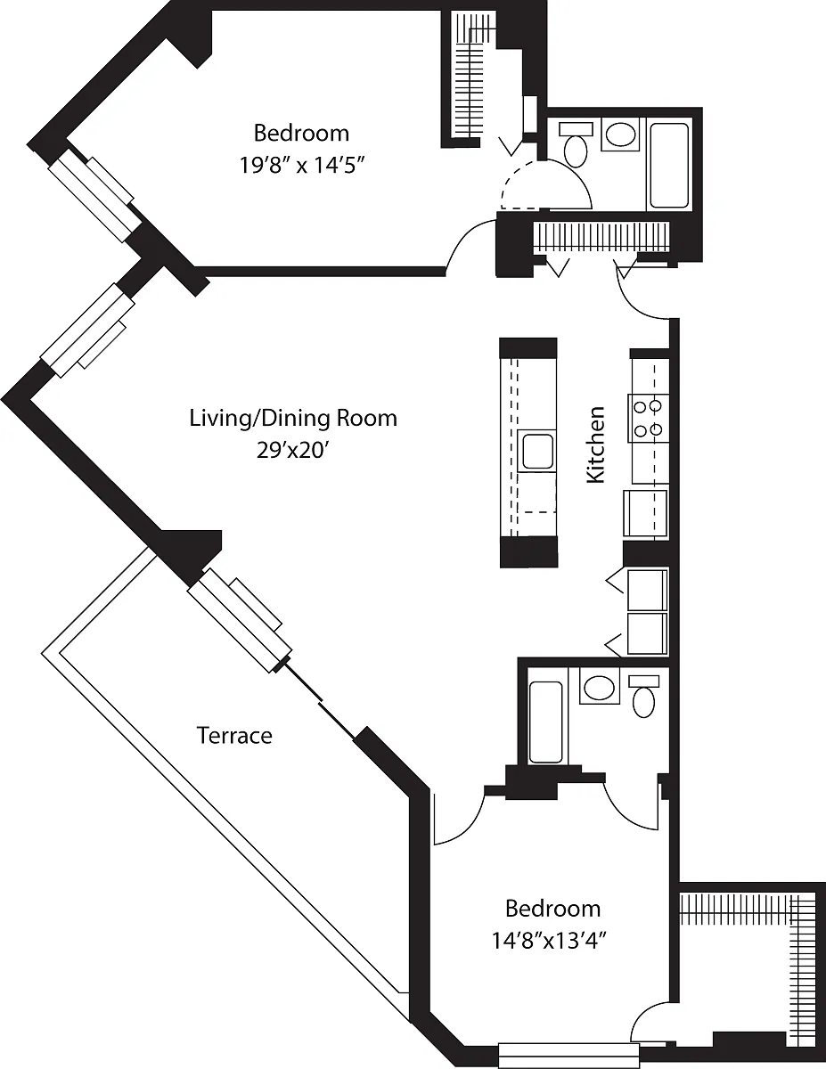 Floor plan H2B