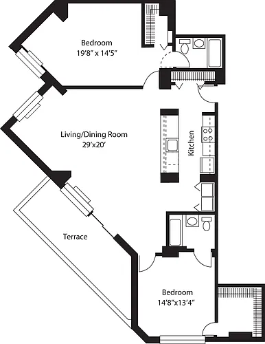 Floor plan H2B