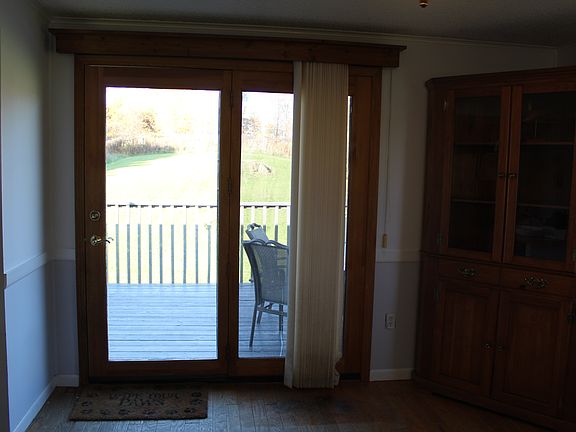 Back deck from dining room