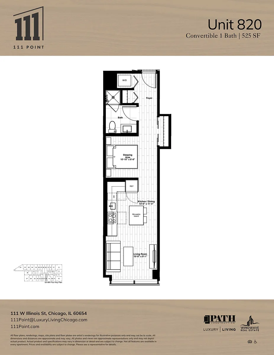 Floor plan 820